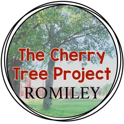 A cherry tree with the words The Cherry Tree project Romiley